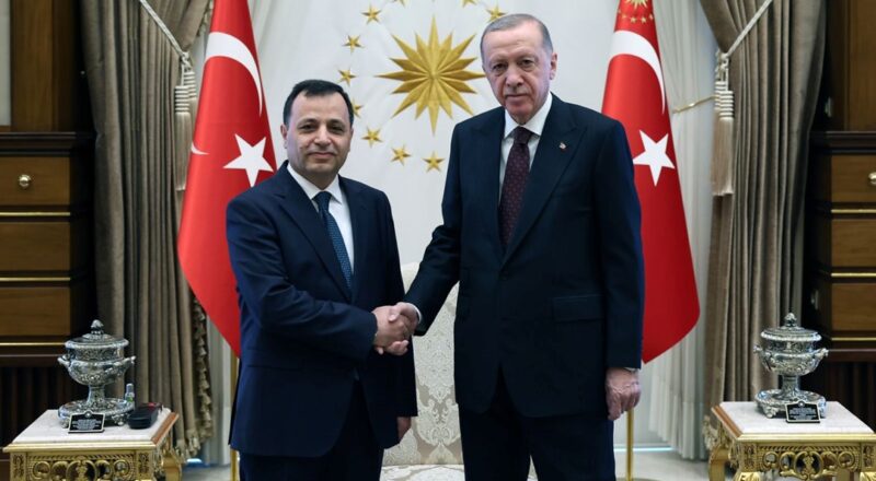 Cumhurbaskani Erdogan AYM Baskani ile gorustu Son Dakika Turkiye