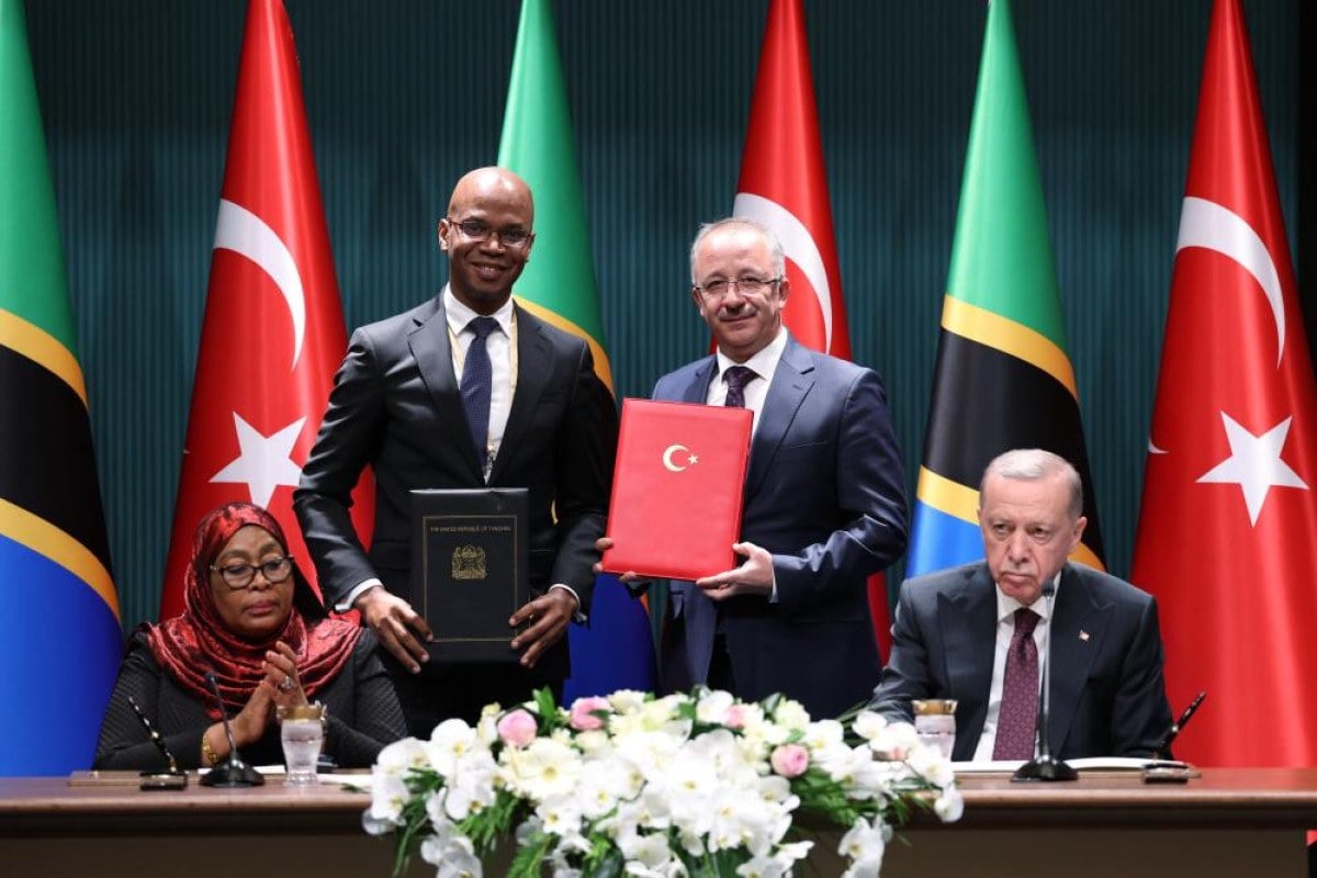 Turkiye ile Tanzanya arasinda 6 anlasma imzalandi