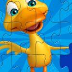 Joc de puzzle cu animale pentru copii